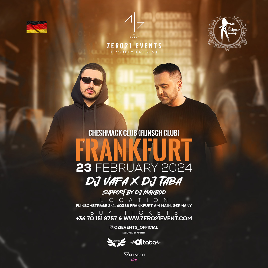 Dj performance TABA & VAFA in Frankfurt